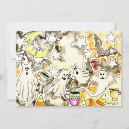 De Festividades Cartão da Temporada Assustadora