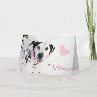 De Festividades Cartão Dalmatian dos namorados