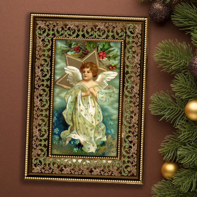 De Festividades Cartão do anjo do Natal (Criador carregado)