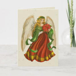 De Festividades Cartão do anjo do Natal