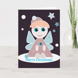 De Festividades Cartão do Anjo do Natal