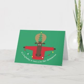 De Festividades cartão do christmoose