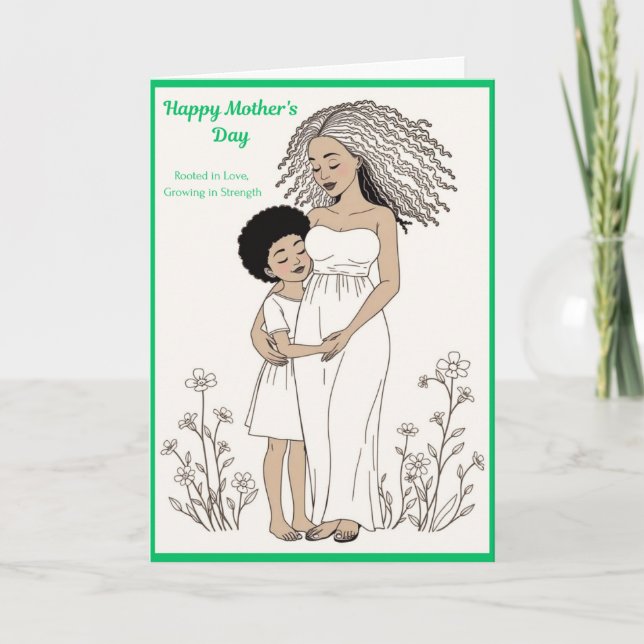 De Festividades Cartão do Dia das Mães (Frente)