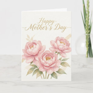 De Festividades Cartão do Dia das Mães Amor & Força