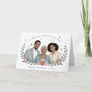 De Festividades Cartão do Dia das Mães Amor Inabalável