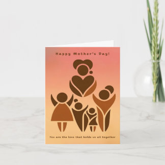 De Festividades Cartão do Dia das Mães Amor Que Nos Une