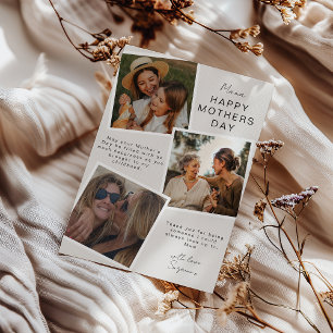 De Festividades Cartão do Dia das Mães com Foto Instantâneo
