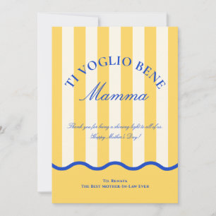 De Festividades Cartão do Dia das Mães Italiano Moderno para a Sog