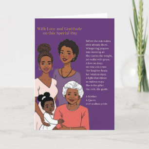 De Festividades Cartão do Dia das Mães para as Gerações