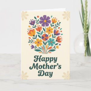 De Festividades Cartão do Dia das Mães para uma Amiga