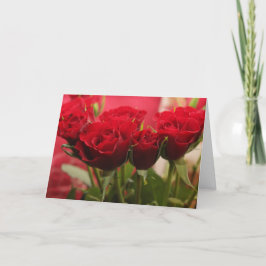 De Festividades Cartão do dia dos namorados com rosas