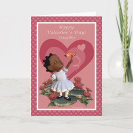 De Festividades Cartão do dia dos namorados da menina da borboleta