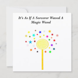 De Festividades Cartão do Dia dos Namorados da Varinha Mágica