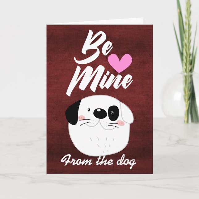 De Festividades Cartão do Dia dos Namorados ...do cachorro (Frente)