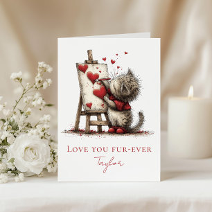 De Festividades Cartão do Dia dos Namorados do Gatinho Fofo – Eu T