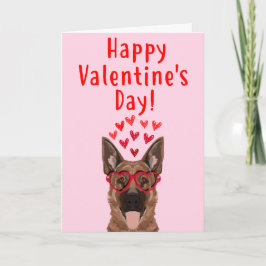 De Festividades Cartão do dia dos namorados do german shepherd