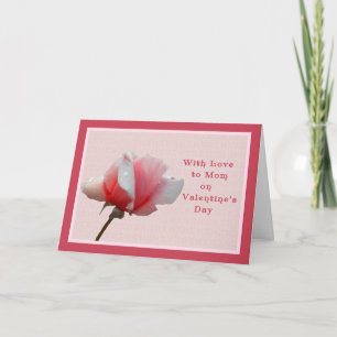 De Festividades Cartão do Dia dos Namorados para a Mamãe Rosa-Pink