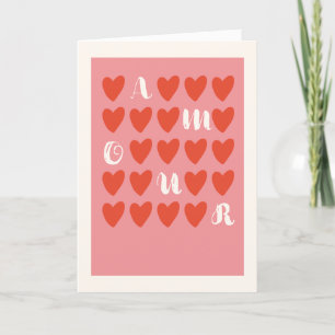 De Festividades Cartão do Dia dos Namorados Simples Moderno Minima