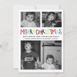 De Festividades Cartão do feriado da foto do Feliz Natal 3