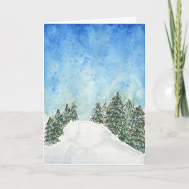 De Festividades Cartão do feriado da fuga do esqui