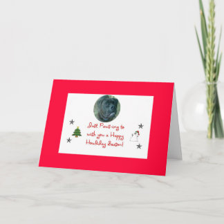 De Festividades cartão do feriado do cão