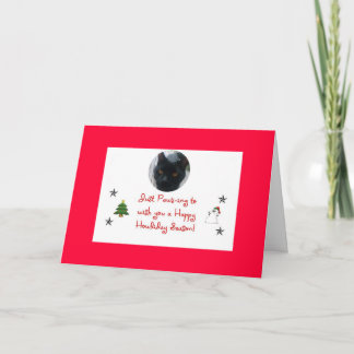 De Festividades cartão do feriado do gato