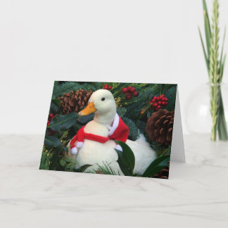 De Festividades Cartão do feriado do pato