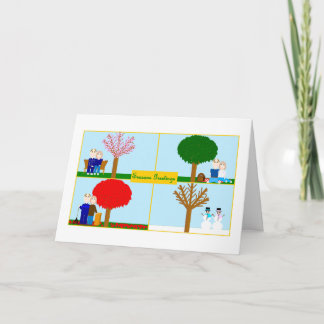 De Festividades Cartão do feriado/Natal