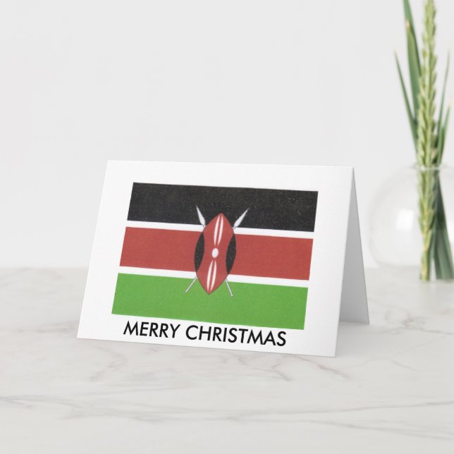 De Festividades cartão do kenyan (Frente)