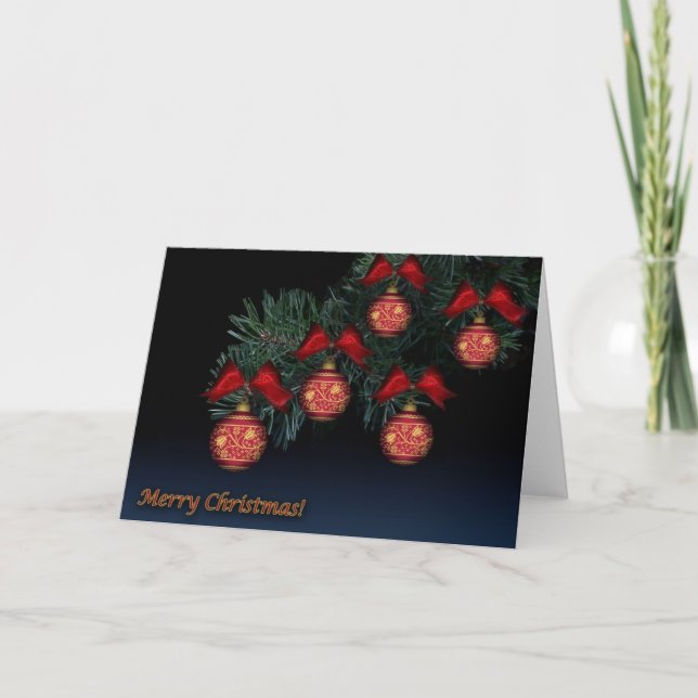 De Festividades Cartão do Natal (Frente)