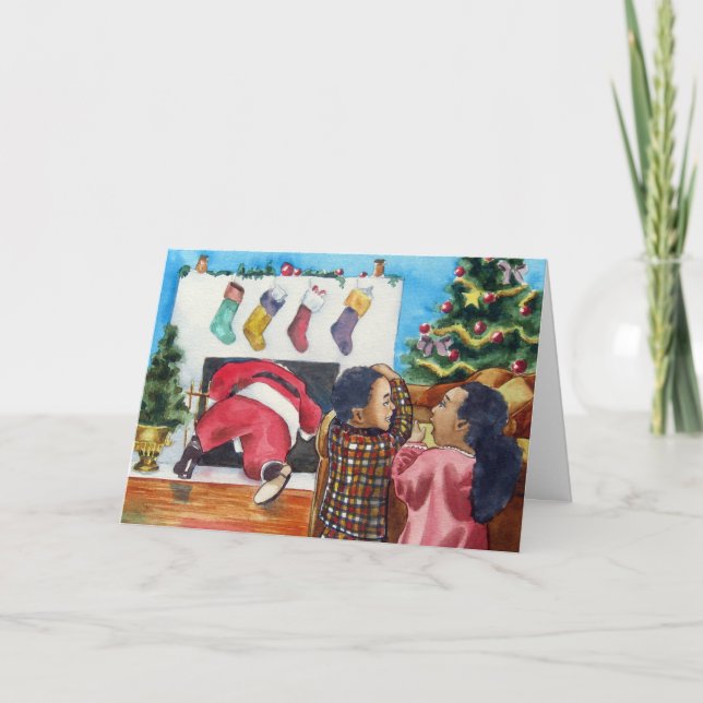 De Festividades Cartão do Natal (Frente)