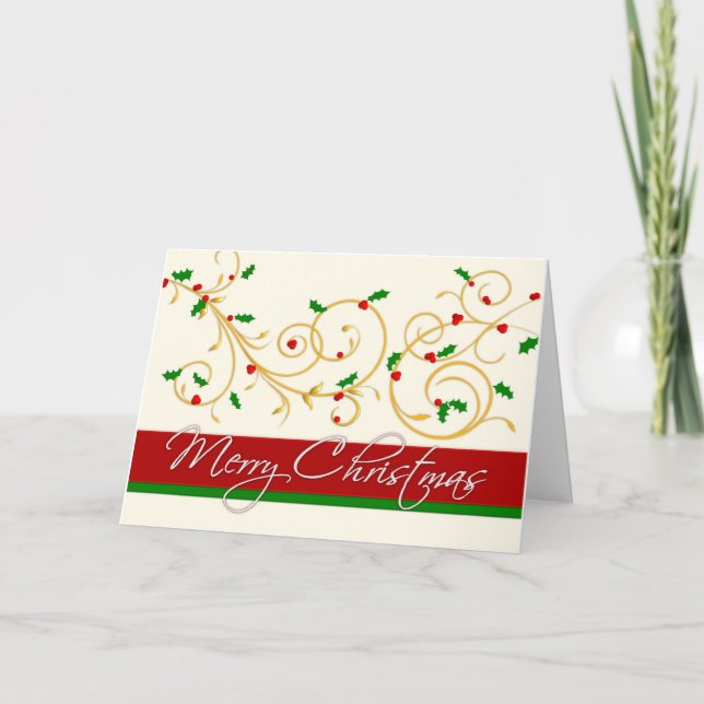 De Festividades Cartão do Natal (Frente)