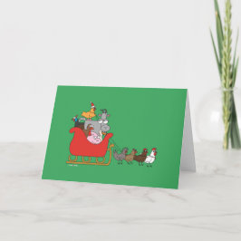 De Festividades Cartão do Natal da fazenda