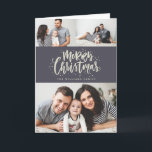 De Festividades Cartão do Natal da foto do FELIZ NATAL<br><div class="desc">Destaque sua foto de família favorita em seus cartões de natal esta estação! Se você comemora o Natal,  Hanukkah ou quer simplesmente enviar nosso um ano novo que cumprimenta a seus amigos e a família,  cora o Co. de papel tem o cartão perfeito do feriado para você.</div>