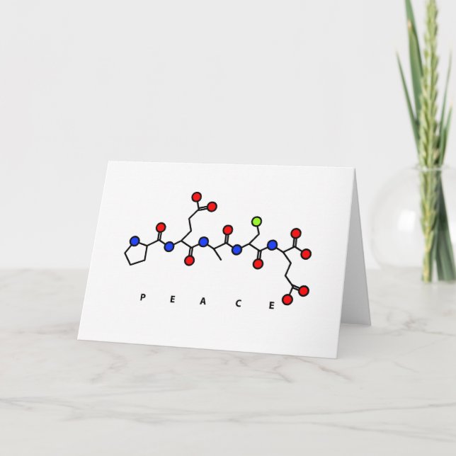 De Festividades cartão do peptide da paz (Frente)