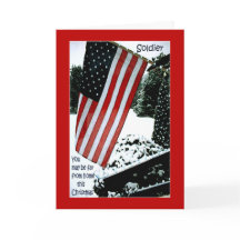 Cartão do soldado do Feliz Natal