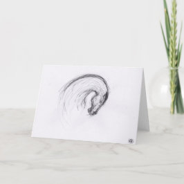 De Festividades Cartão do zodíaco do ano do cavalo do desenho