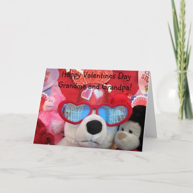 De Festividades Cartão dos namorados das avós (Frente)