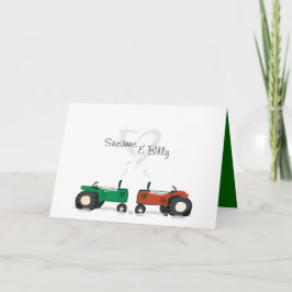 De Festividades Cartão dos namorados do trator