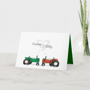 De Festividades Cartão dos namorados do trator
