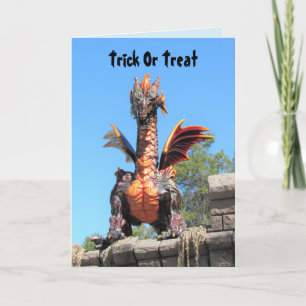 De Festividades Cartão Dragon Halloween