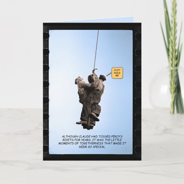 De Festividades Cartão engraçado - Claude & Percy (Frente)