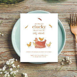 De Festividades Cartão engraçado do Dia das Mães da Galinha feito 