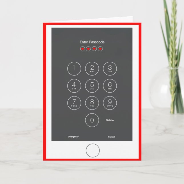 De Festividades Cartão esperto do telefone (Frente)