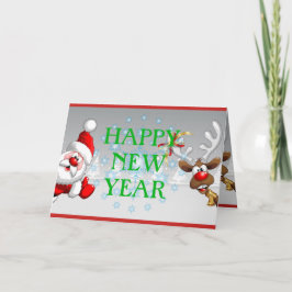 De Festividades Cartão Feliz Ano Novo