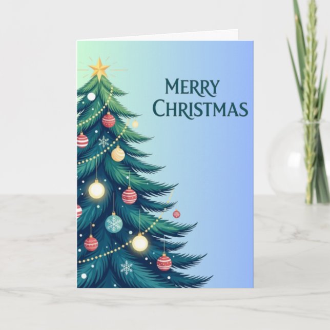 De Festividades Cartão Feliz Natal (Frente)
