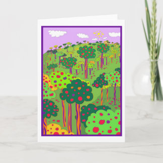 De Festividades Cartão festivo do pomar