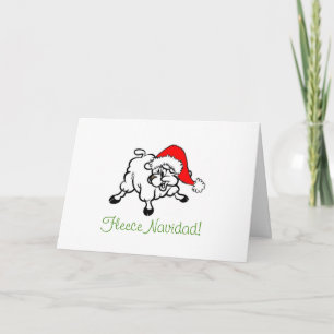 De Festividades Cartão Fleece Navidad