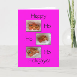 De Festividades cartão gay x mas feliz ho holigays