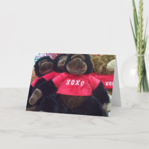 DE FESTIVIDADES CARTÃO GORILLA LOVE